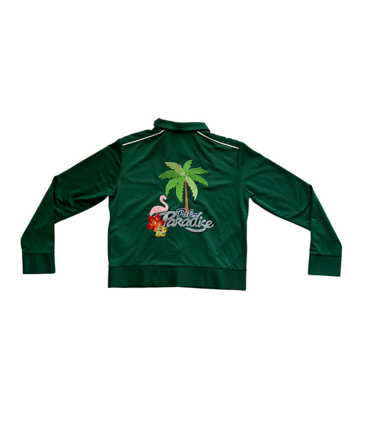 BOMBER VERDE BORDADO PALMERA