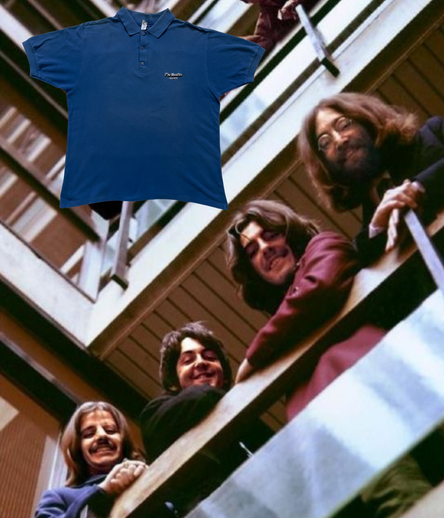 POLO THE BEATLES AZUL