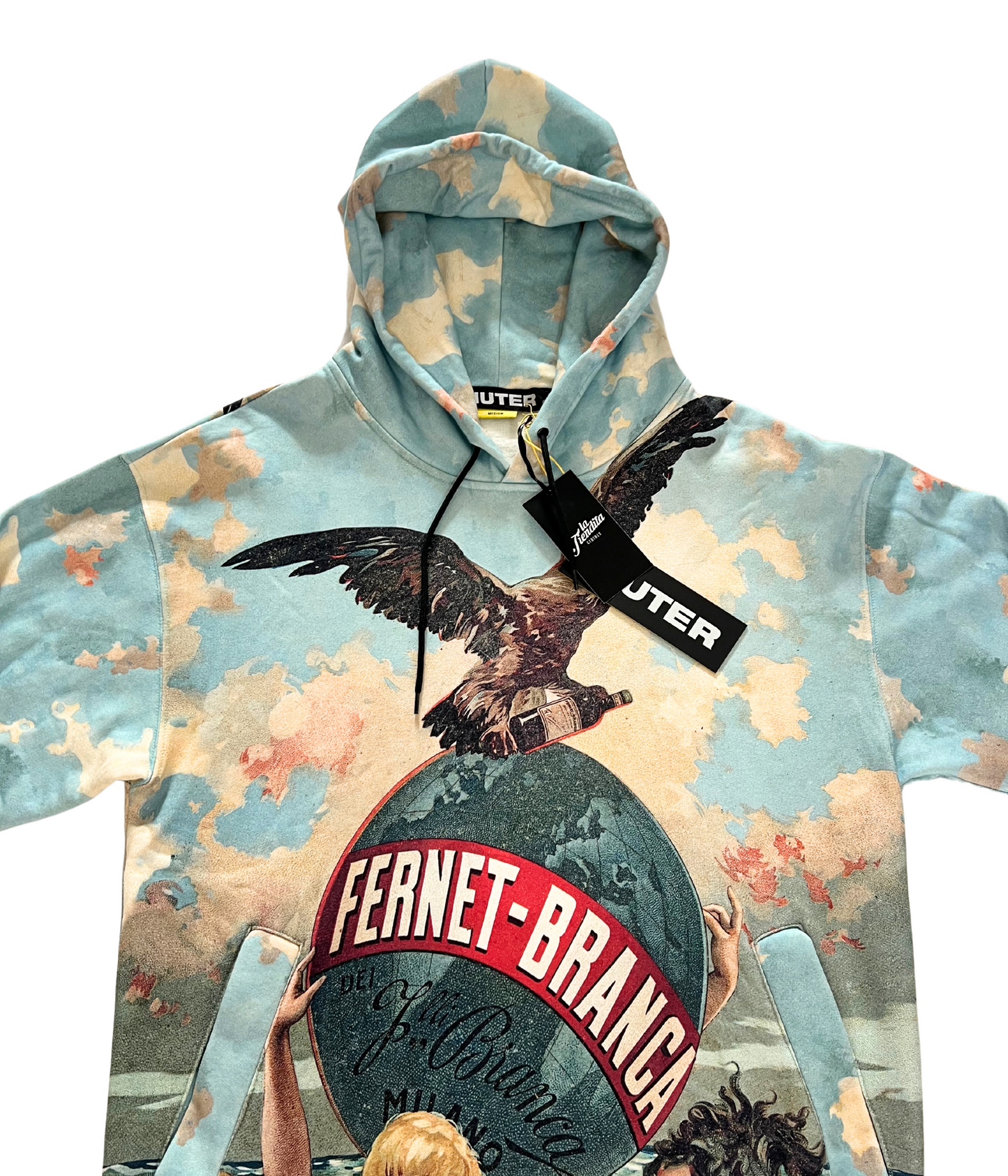 SUDADERA IUTER X FERNET BRANCA EXCLUSIVA