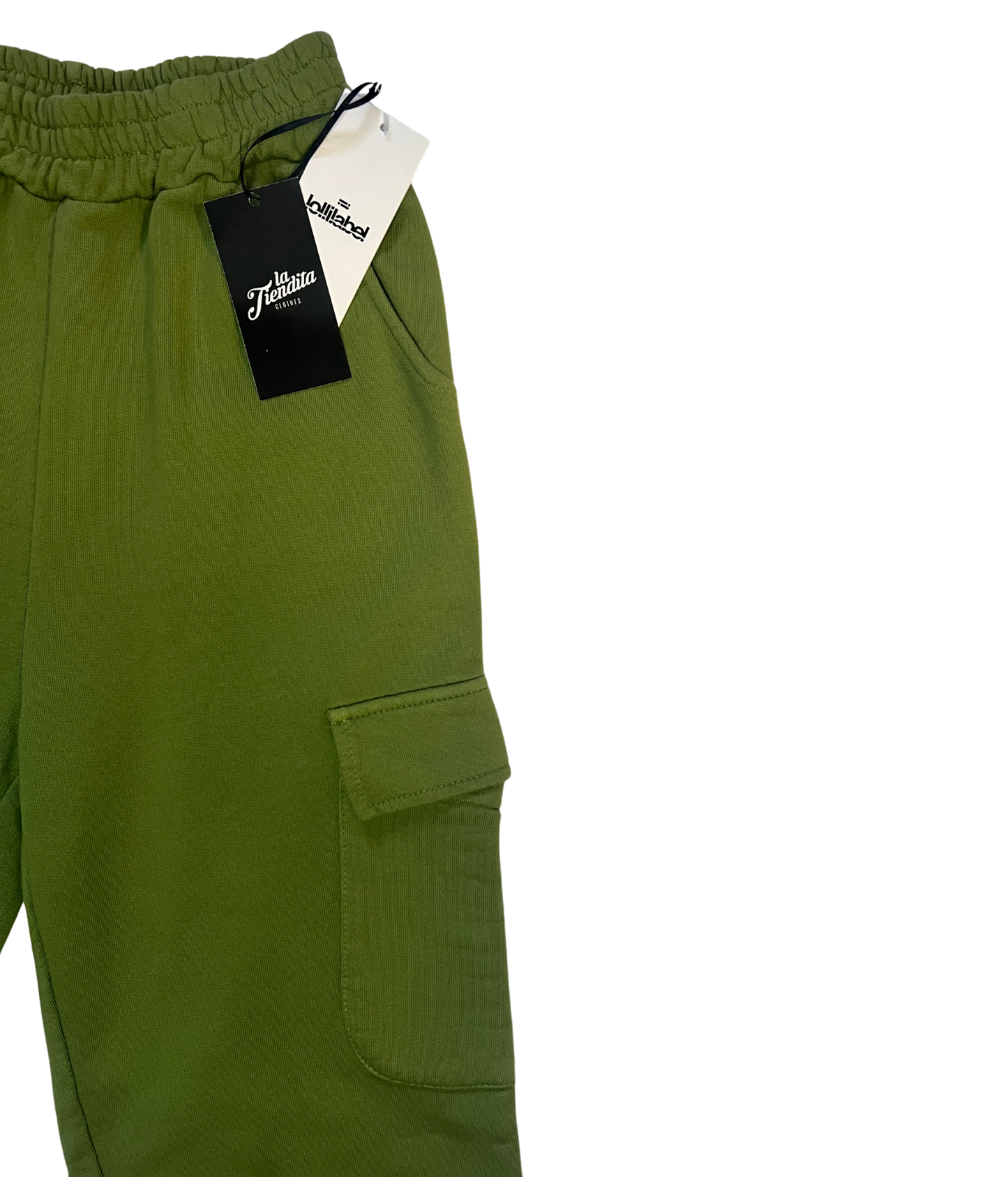 PANTALÓN CARGO VERDE