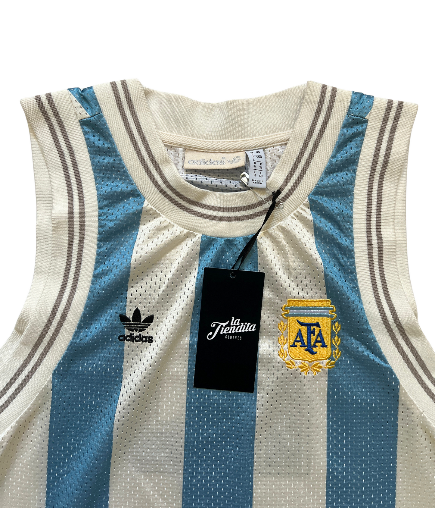 CAMISETA SIN MANGAS ARGENTINA RETRO