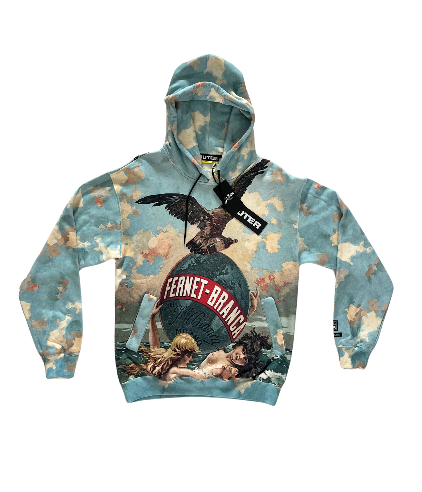 SUDADERA IUTER X FERNET BRANCA EXCLUSIVA